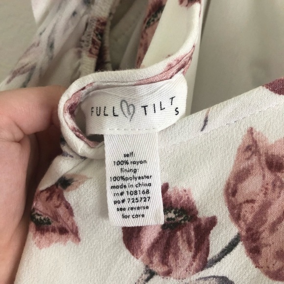 Tilly’s Full Tilt Floral Cold Shoulder Mini Dress - Picture 5 of 5